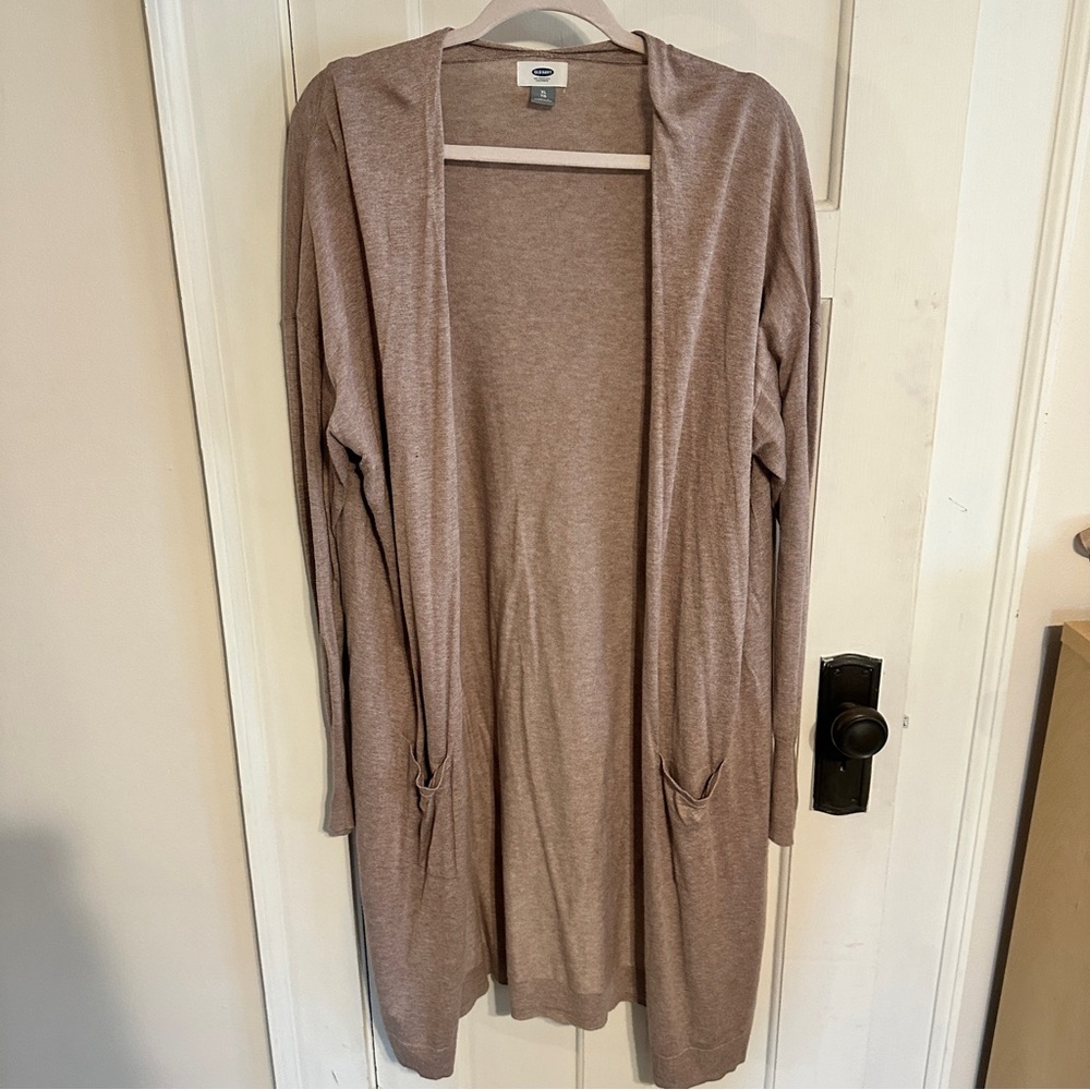 Old Navy Women's Longline Cardigan - Brown